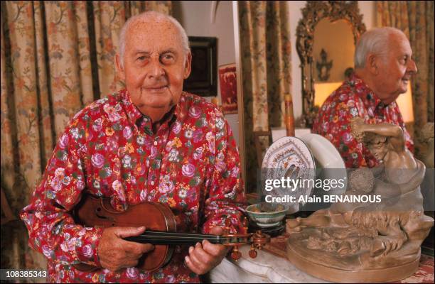 At home in France on January 25, 1991.