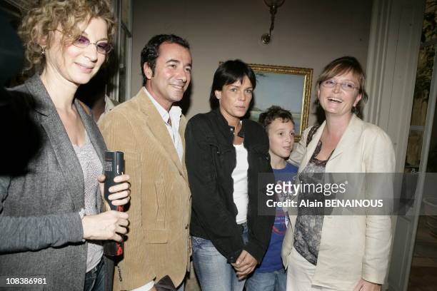 Michele Laroque, Bernard Montiel, Stephanie of Monaco, Martin Rey and Claude Chirac in Avignon, France on October 07, 2006.