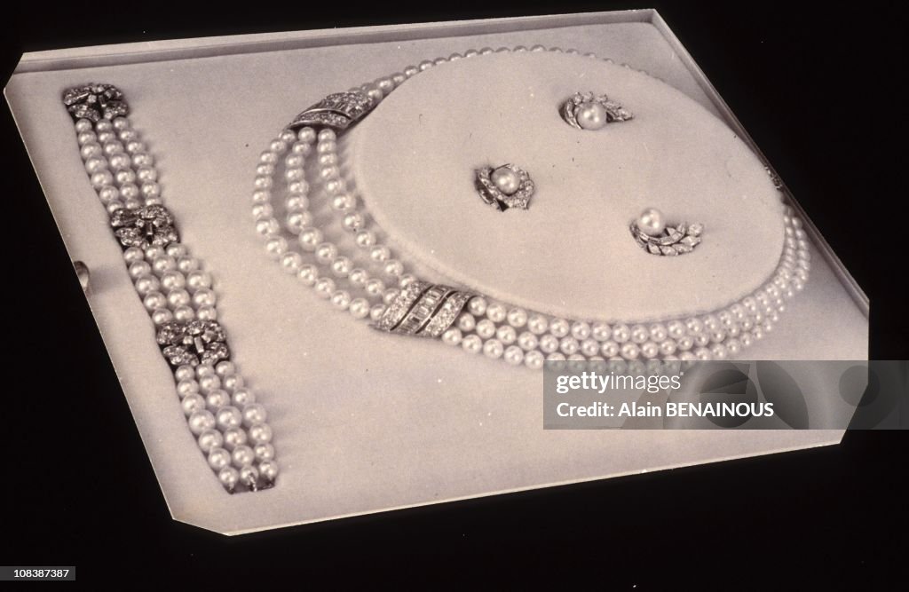 Retrospective Van Cleef And Arpels At Galliera Museum In Paris, France On June 14, 1992.