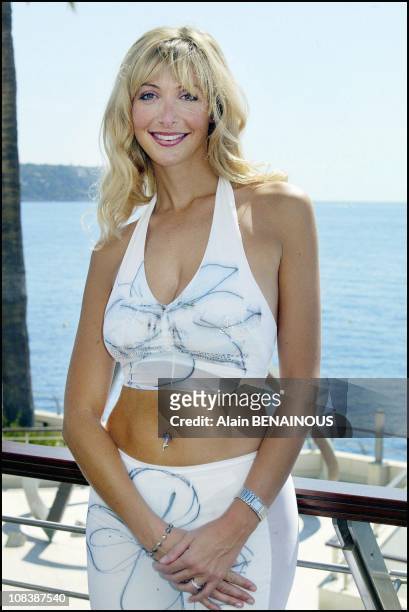 Karine Belly in Monaco on July 05, 2003