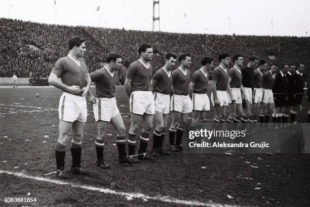 Duncan Edwards, Eddie Coleman, Mark Jones, Ken Morgans, Bobby Charlton, Dennis Viollet, Tommy Taylor, Bill Foulkes, Harry Gregg, Albert Scanlon and...