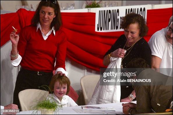 Princess Caroline and daughter Alexandra, Thierry Rozier in Monaco on ...