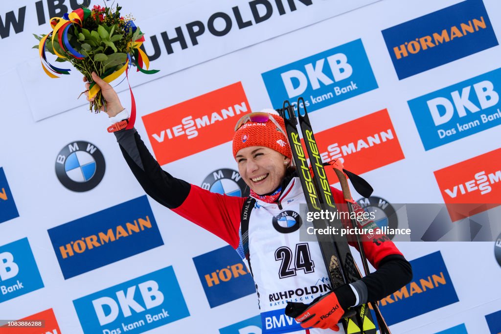 Birte Rutsch World Cup, 7.5 km women's sprint in the Chiemgau Arena. The first ...