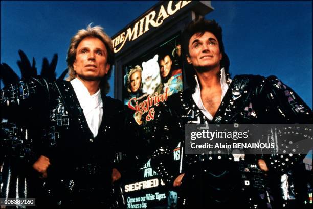 Siegfried and Roy in Las Vegas, United States on December 01, 1993.