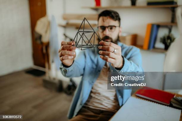 i have my thought - pyramid shapes around the house stock pictures, royalty-free photos & images