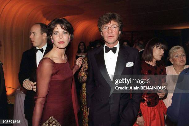 Caroline of Monaco and Ernst August of Hannover In Monaco on March 01, 1998.