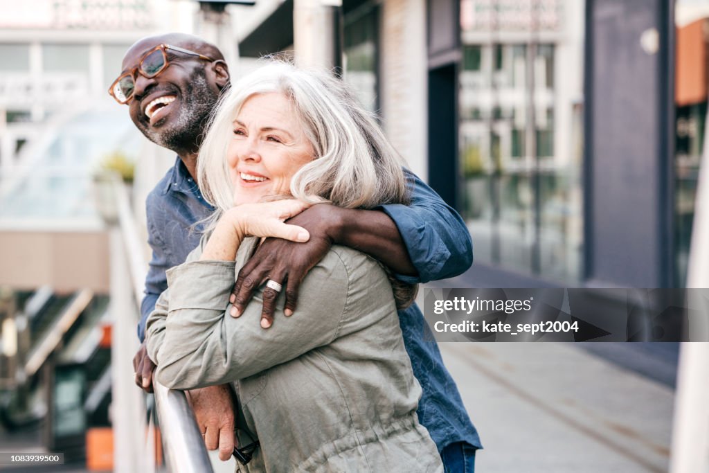 Senior couple on vacation