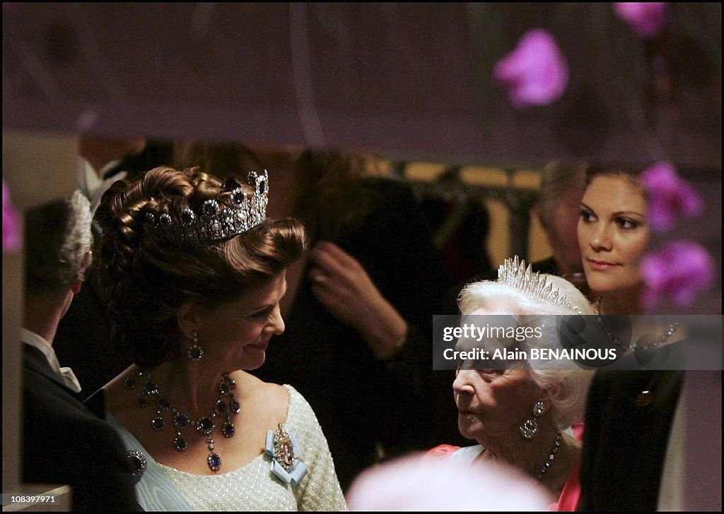 The Swedish Royal Family At The Nobel Prize Ceremony Held At The Concert Hall In Stockholm, Sweden On December 10, 2004.