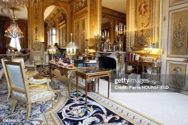 Nicolas Sarkozy's office at Elysee Palace in Paris, France on September 20th, 2008.