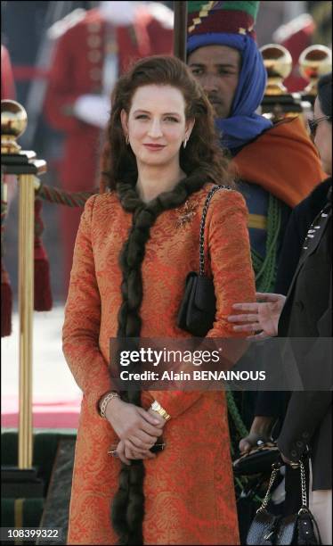Princess Lalla Salma in Marrakech, Morocco on January 17, 2005.