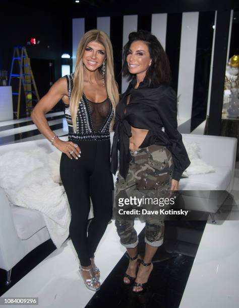 Teresa Giudice and Danielle Staub attends Milania Giudice's Song Release Party on May 31, 2018 in Englewood, New Jersey.