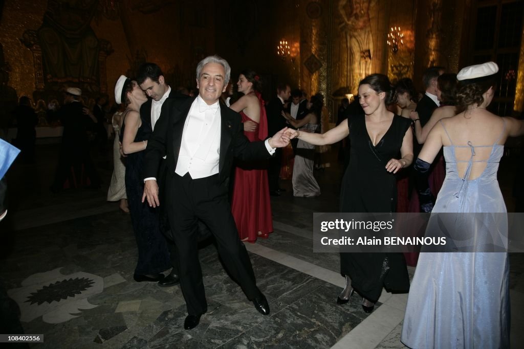 The Ball with Professor Albert Fert of France, who was awarded the Nobel Prize in Physics, at the Nobel Prize Banquet in Stockholm, Sweden on December 10th, 2007.