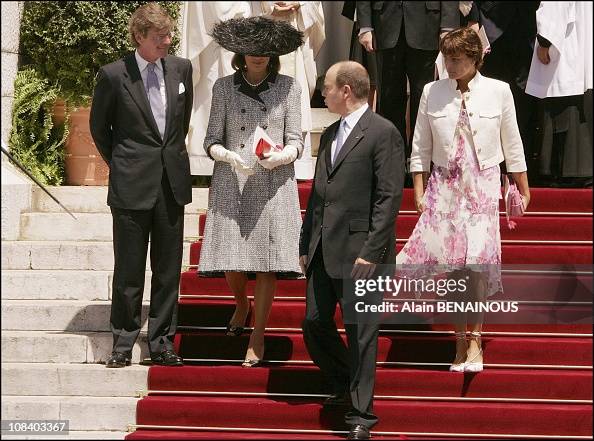 Monaco Ruler Mass at Monaco Cathedral, the resting place of Prince Rainier and ...