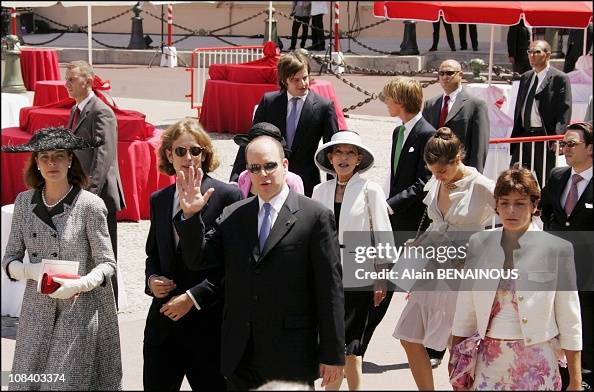 Monaco Ruler Mass at Monaco Cathedral, the resting place of Prince Rainier and ...