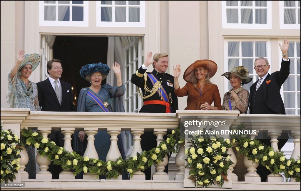 The Dutch Royal family at the opening of the Parliament's ceremony in The Hague, Netherlands on September 20, 2005.