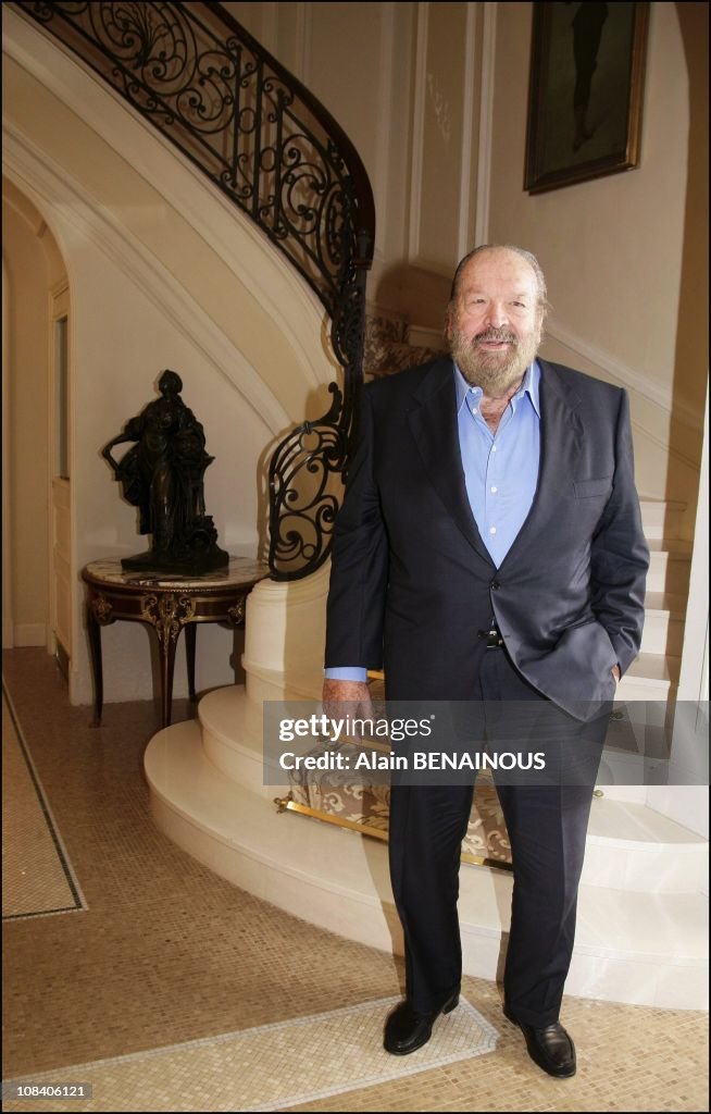 Bud Spencer, American actor at the Fifth Monte Carlo comedy film festival in Monaco on November 12, 2005.