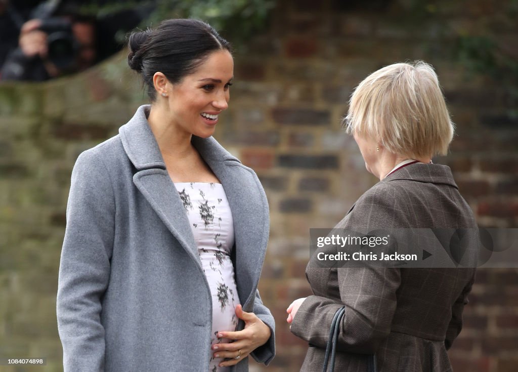 The Duchess Of Sussex Visits Brinsworth House