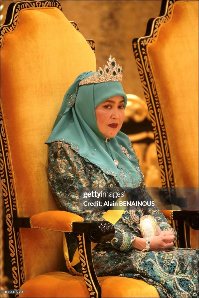 The sixtieth birthday celebration of the Sultan of Brunei, Hassanal Bolkiah and his new wife, Queen Azrina in Brunei Darussalam on July 15, 2006.