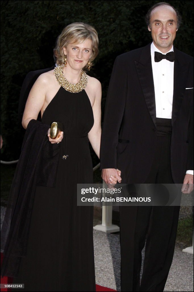 Arrival of royal guests for the Gala dinner and dance at Berg castle for Grand Ducal's silver anniversary in Luxembourg On July 01, 2006.