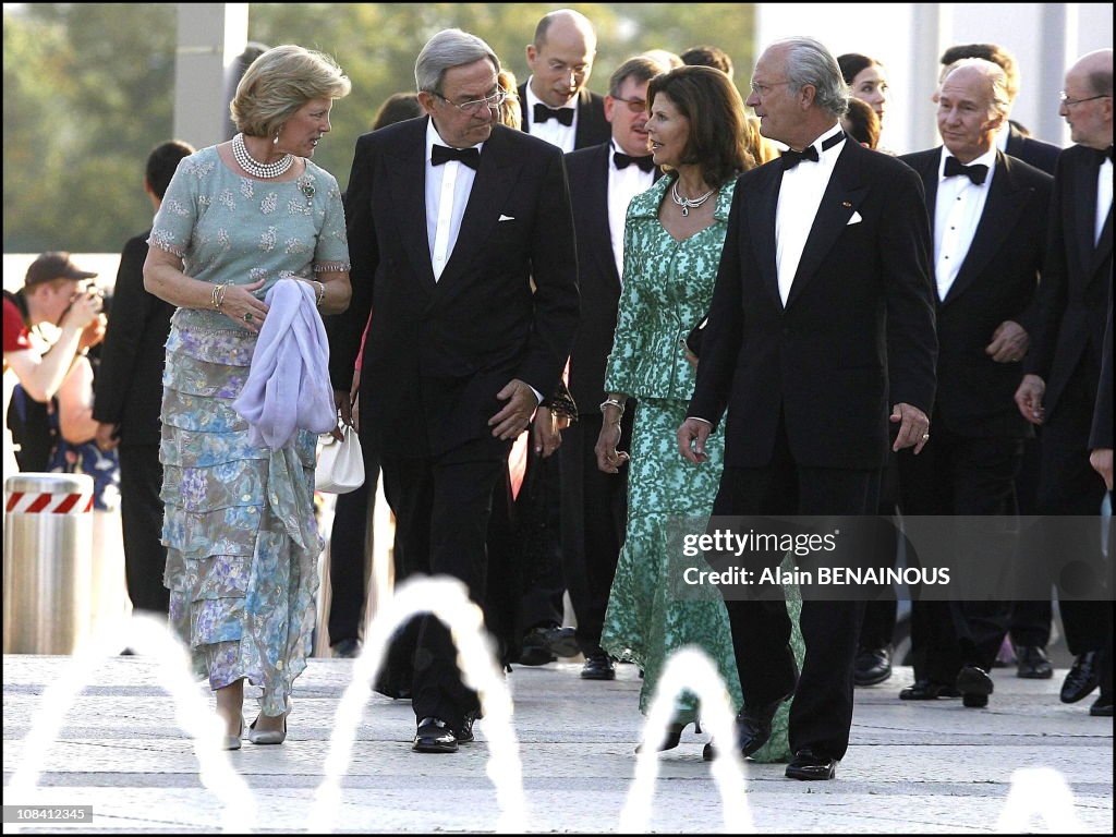 Silver anniversary of Grand Duke Henri and Grand Duchess Maria Teresa of Luxembourg: 'Homage' performance at the Grand Theatre de la Ville in Luxembourg on June 30, 2006.