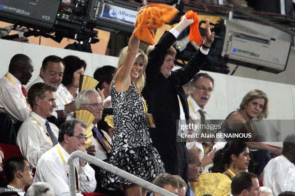 Heads of State during the Opening ceremony of the XXIV Olympic games in Beijing, China on August 08th, 2008.