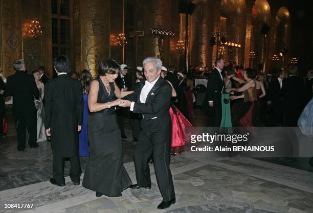 The Nobel prize winners and the Royal Family: King Carl XVI Gustaf, Queen Silvia, Crown Princess Victoria, Prince Carl Philip, Princess Madeleine;...