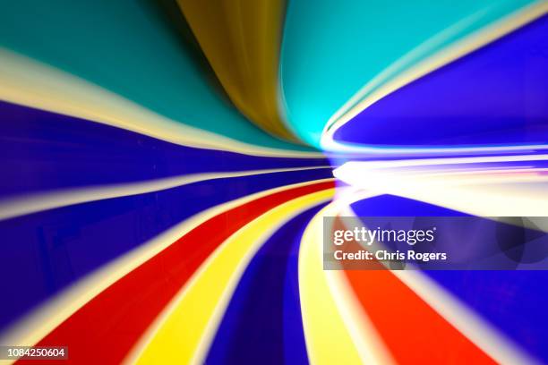 abstract light - hyperloop stock pictures, royalty-free photos & images