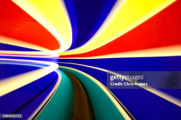 abstract light - hyperloop stock pictures, royalty-free photos & images