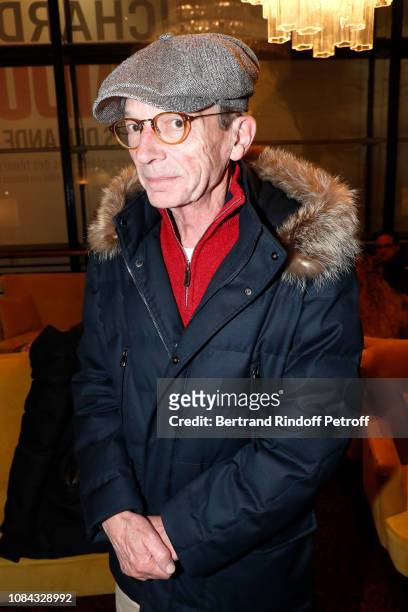 Director Patrice Leconte attends the "Birkin / Gainsbourg - Le Symphonique" Concert by Jane Birkin at Le Comedia on December 17, 2018 in Paris,...