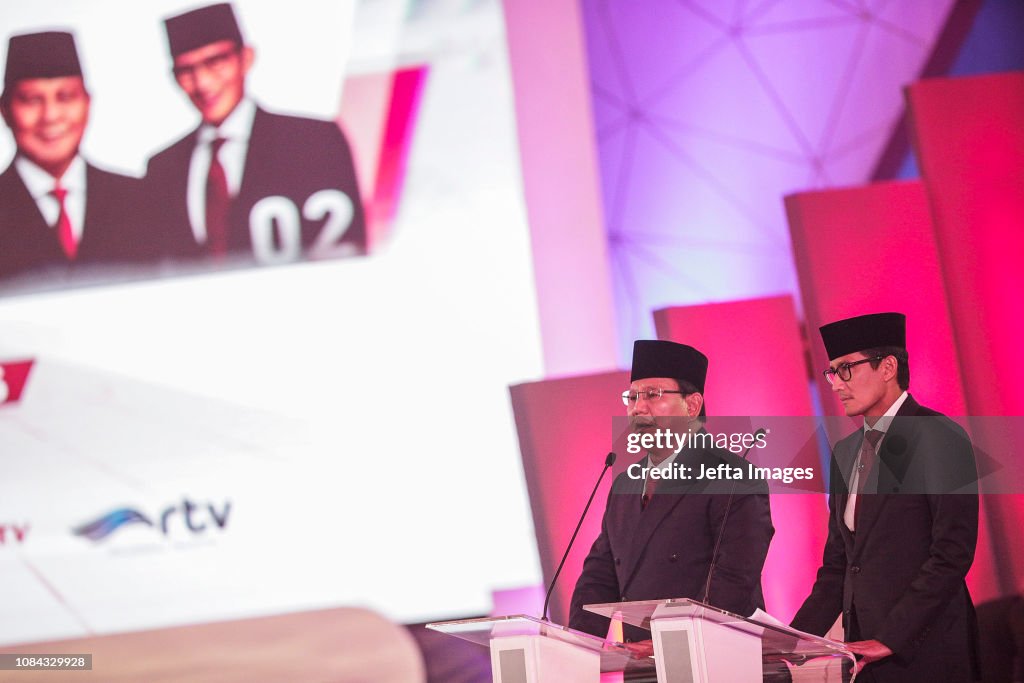 Indonesian President candidates debate