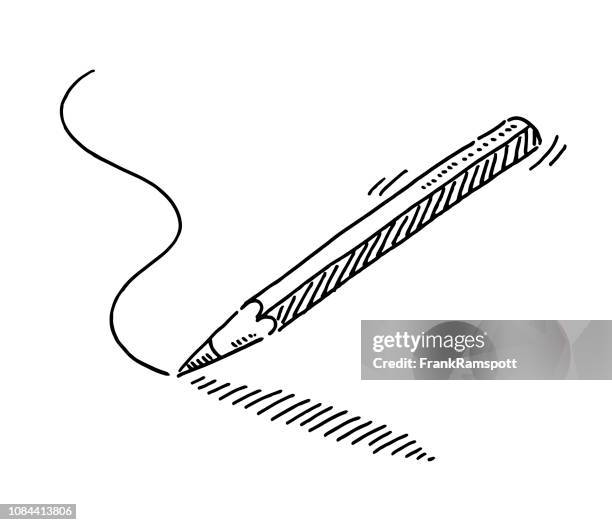 ilustraciones, imágenes clip art, dibujos animados e iconos de stock de dibujo de líneas de dibujo a lápiz - lápiz