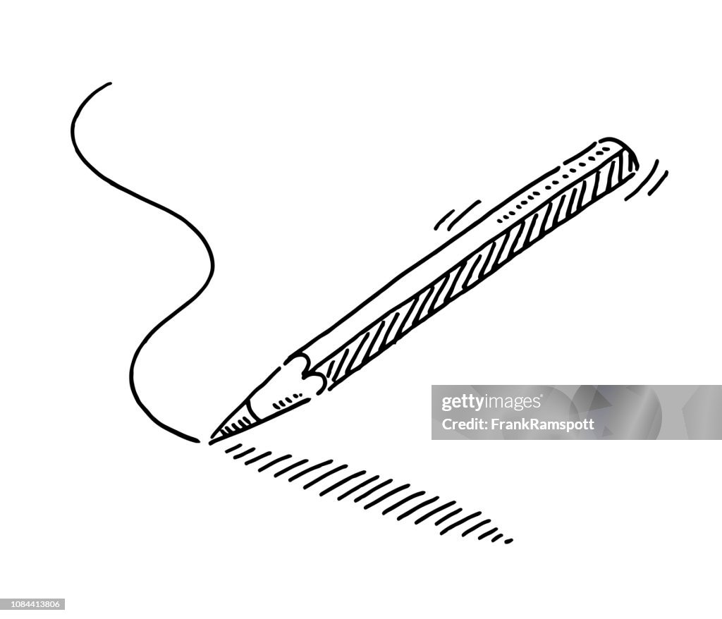Pencil Drawing A Line Drawing High-Res Vector Graphic - Getty Images
