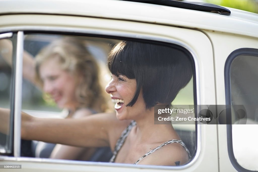 Women in a car