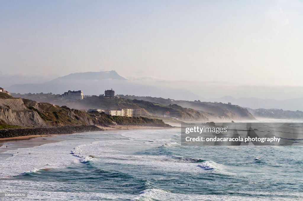 Biarritz basque town in the south of France