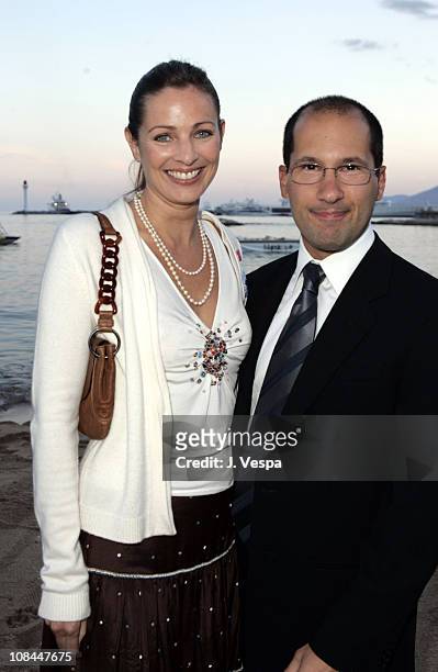 Mark Ordersky and Rachel O'Connell during 2005 Cannes Film Festival - "A History of Violence" Party at Majestic Beach in Cannes, France.
