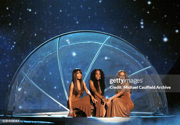 Destiny's Child performs "Cater 2 U" during 2005 BET Awards - Show at Kodak Theatre in Hollywood, California, United States.