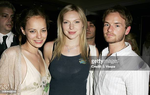 Bijou Phillips, Laura Prepon and Chris Masterson during Hard Rock Hotel and Casino 10th Anniversary Weekend - Coldplay in Concert - Arrivals at The...