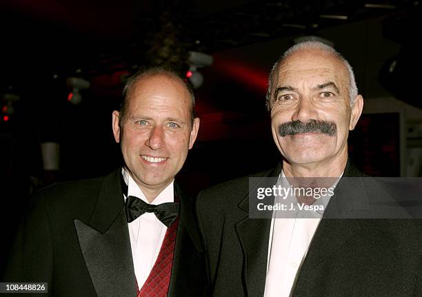 Rob Remley and Emanuel Levy during 2005 Cannes Film Festival - "A History of Violence" Party at Majestic Beach in Cannes, France.