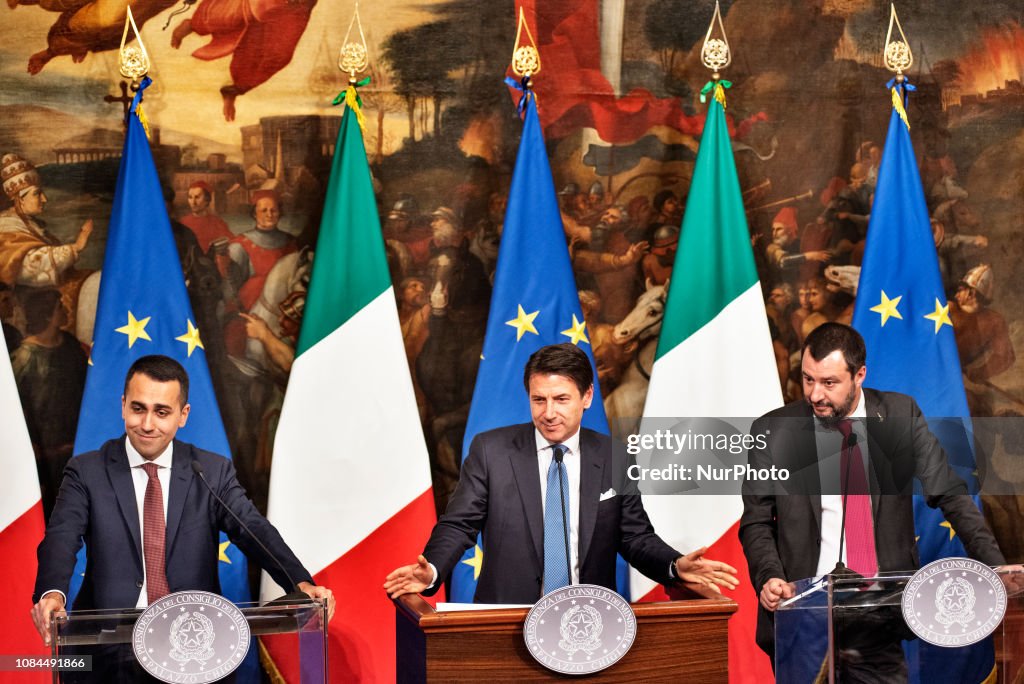 Italian Government Budget Press Conference