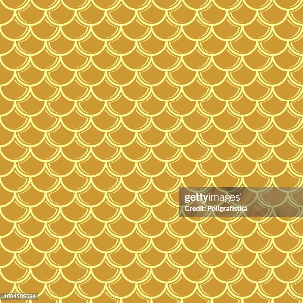 seamless background pattern - wallpaper - vector illustration - gold leaf vector stock illustrations