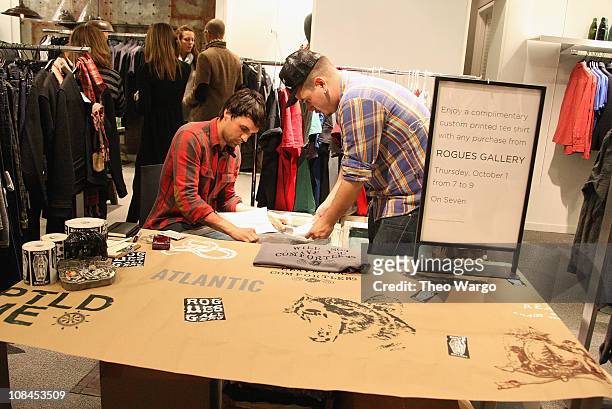 Event Atmosphere at the GQ & Saks Signature Style event hosted by GQ Style Editor Adam Rapoport at Saks Fifth Avenue on October 1, 2009 in New York...