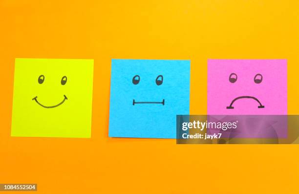 emotions - sad face drawing stock pictures, royalty-free photos & images