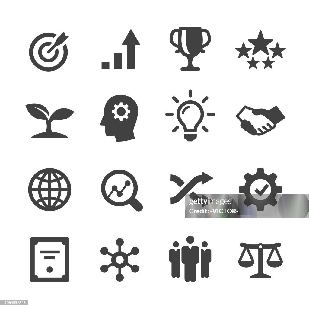 Core Values Icons Set - Acme Series