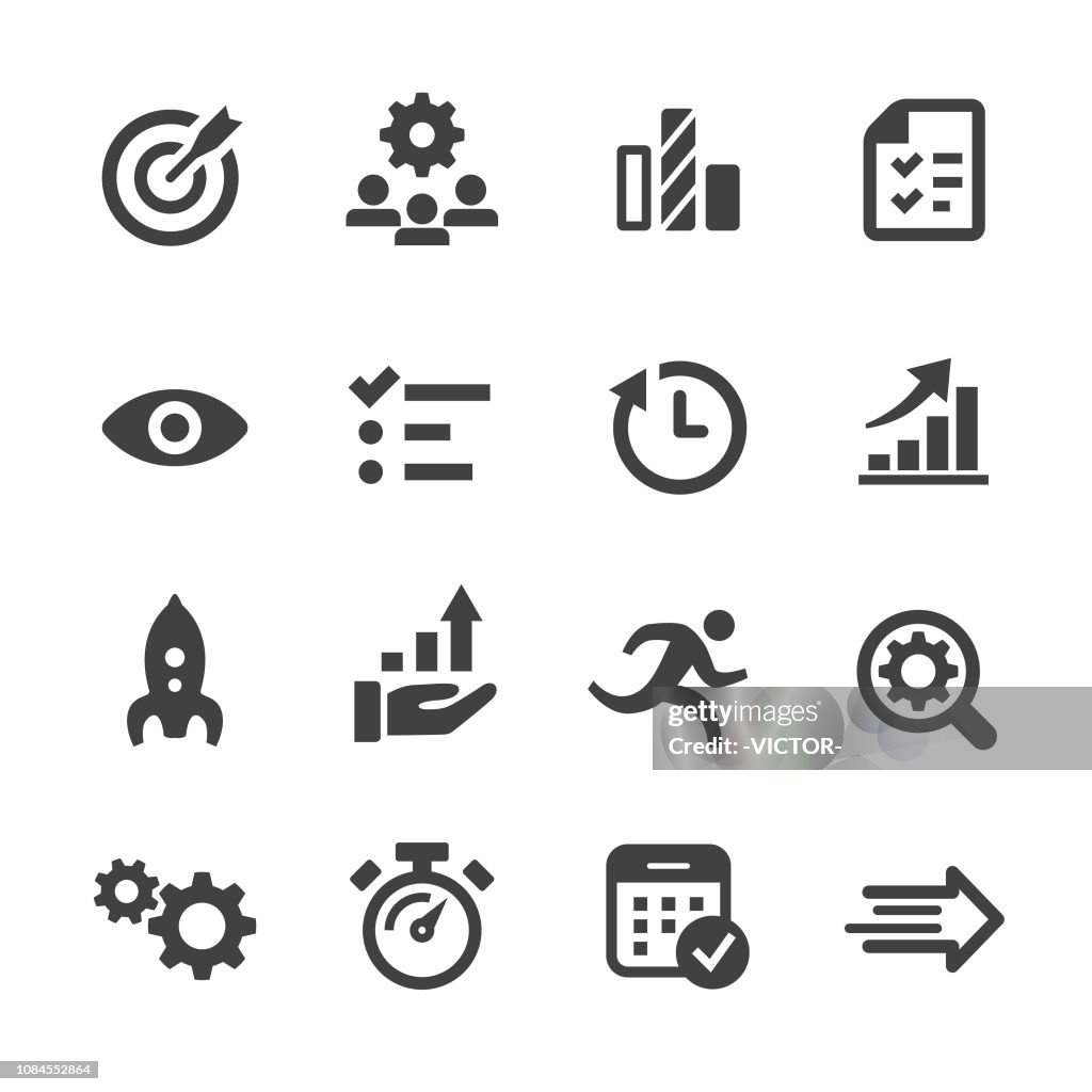 Performance and Management Icons - Acme Series