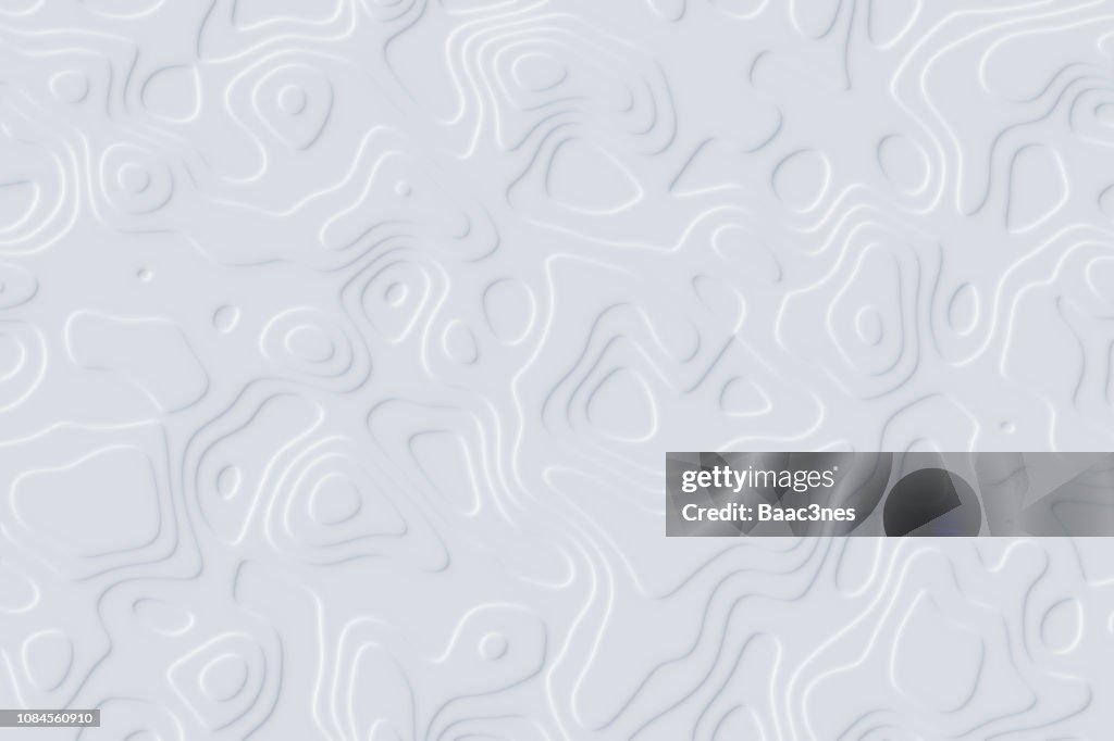 Abstrackt background - contour lines - paper cut out