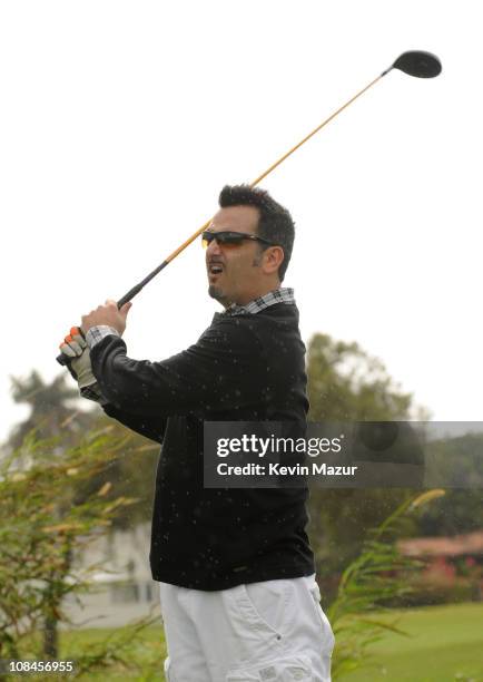 Joe Mulvihill attends the Super Skins Celebrity Golf Classic Tee Off at The Biltmore Hotel & Golf Club on February 5, 2010 in Coral Gables, Florida.