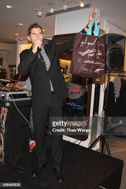Brett Fahlgren, GQ style correspondent attends the GQ & Saks Signature Style event hosted by GQ Style Editor Adam Rapoport at Saks Fifth Avenue on...