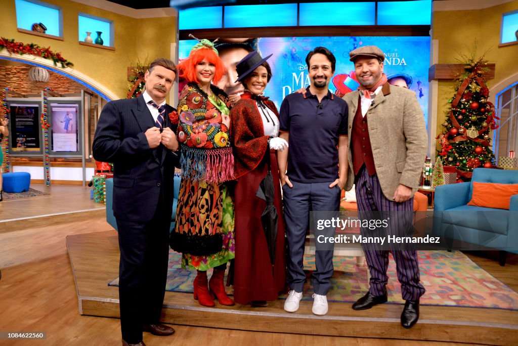 Celebrities Visit Univision's "Despierta America"