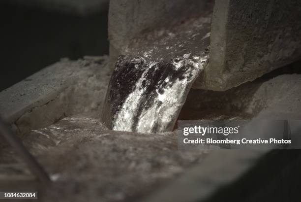 molten liquid aluminium - molten stock pictures, royalty-free photos & images