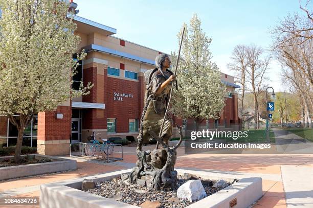 Campus scene Lewis Clark State College Lewiston Idaho.